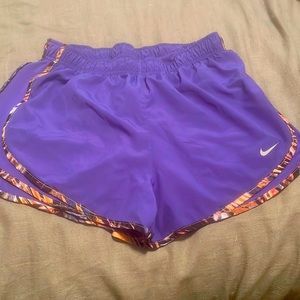 Purple Nike running shorts!